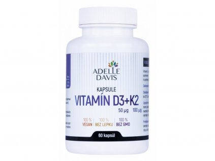 adelle davis vitamin d3 k2 60 kapsul