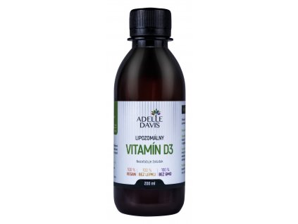 Adelle Davis tekutý lipozomálny vitamín D3, 200ml