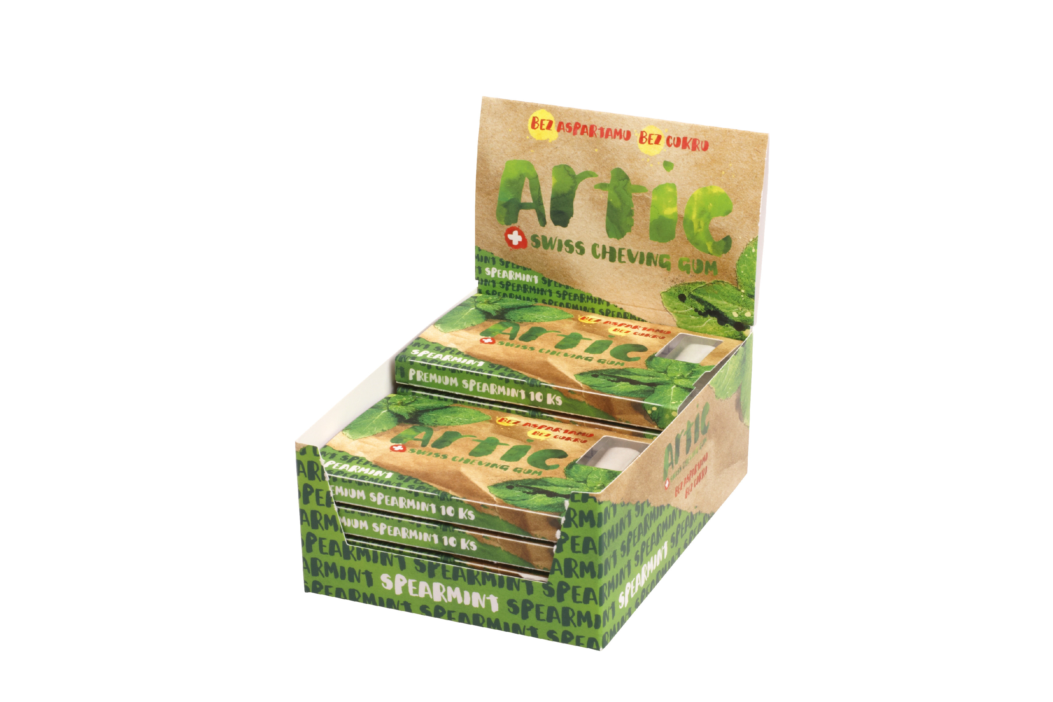 Artic Žuvačky Premium Spearmint 10x10 ks bez aspartamu