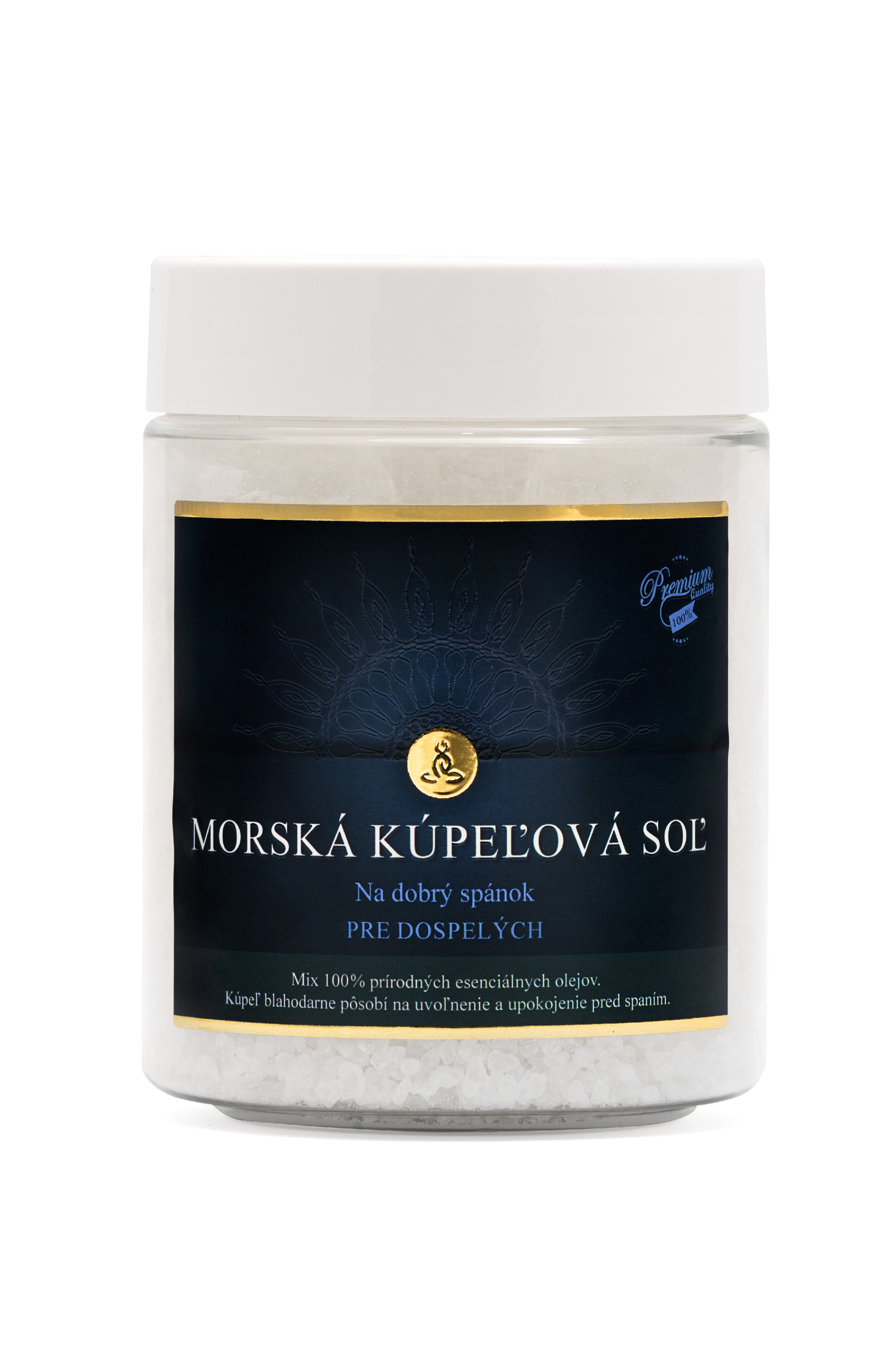 E-shop Zendream Therapy Morská kúpeľová soľ Na dobrý spánok pre dospelých, 640 g