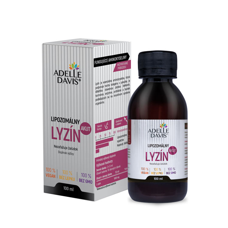 E-shop Adelle Davis tekutý lipozomálny lyzín AKUT, 1000 mg, 100 ml