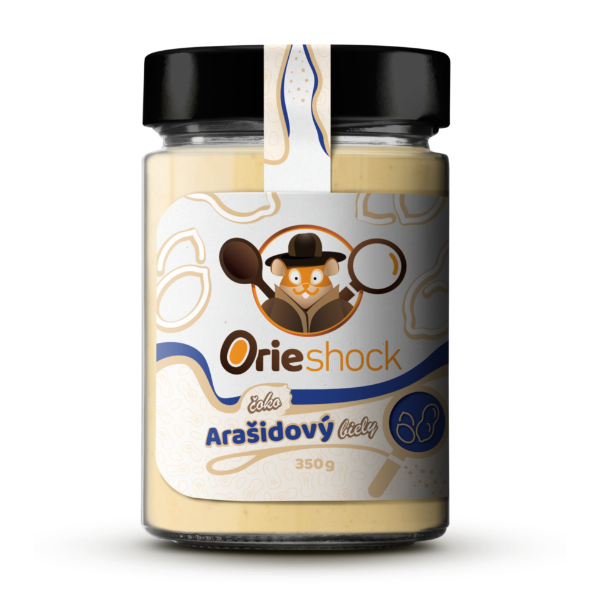 Orieshock Čoko Arašidový biely 350g