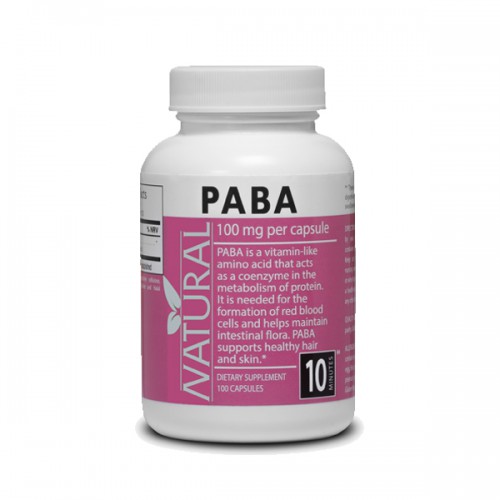 E-shop NATURAL Vitamín B10 (PABA) 100 mg, 100 kapsúl