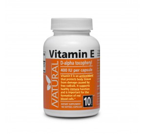 NATURAL Vitamín E 400 IU prírodný, 100 kapsúl