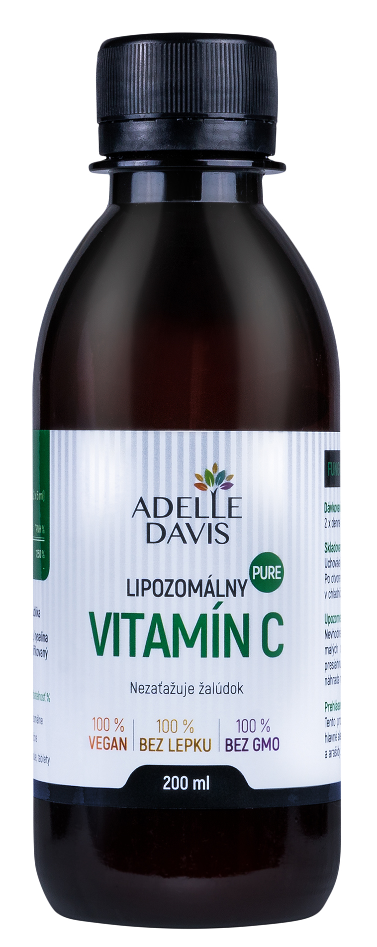 E-shop Adelle Davis tekutý lipozomálny vitamín C bez konzervantov, 200ml