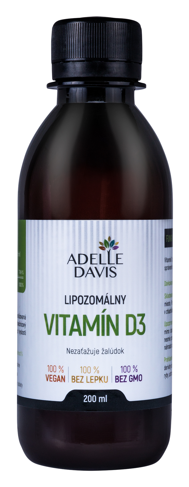 E-shop Adelle Davis tekutý lipozomálny vitamín D3, 200ml