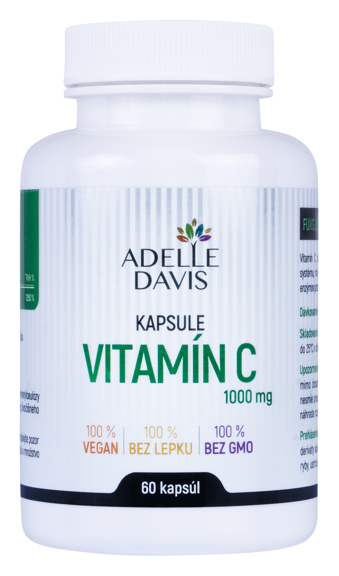 E-shop Adelle Davis - Vitamín C 1000 mg, 60 kapsúl