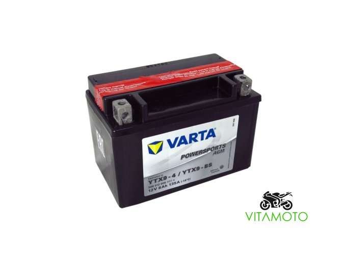 86556 2 motobaterie varta tx9 bs 8ah 12v