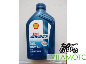 Shell Advance 10W-40 objem 1 l