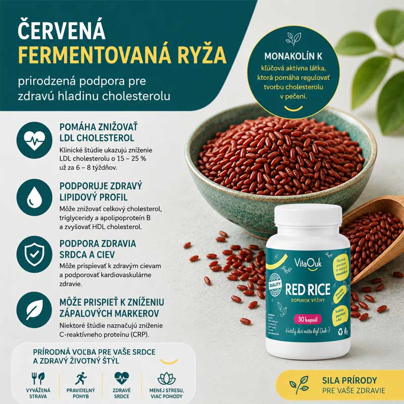 Aké sú najväčšie benefity červenej fermentovanej ryže?