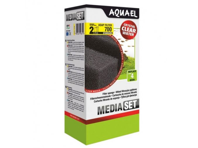 molitan aquael asap filter 700 2 ks