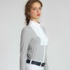 equestrian show shirt for horses alina grey side2