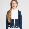 equestrian show shirt for horses alina navy front