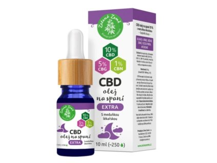 extra cbd cbg na spaní