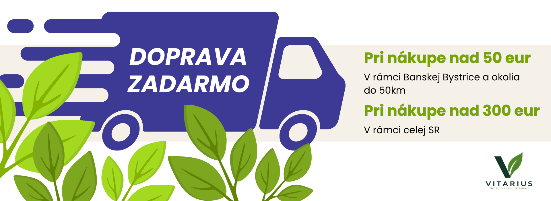Doprava zadarmo
