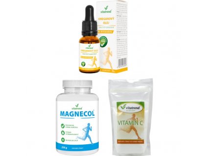 100% čistý Oreganový olej + Horčík Magnecol + Vitamín C