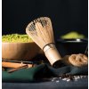 close up view traditional matcha whisk kopie