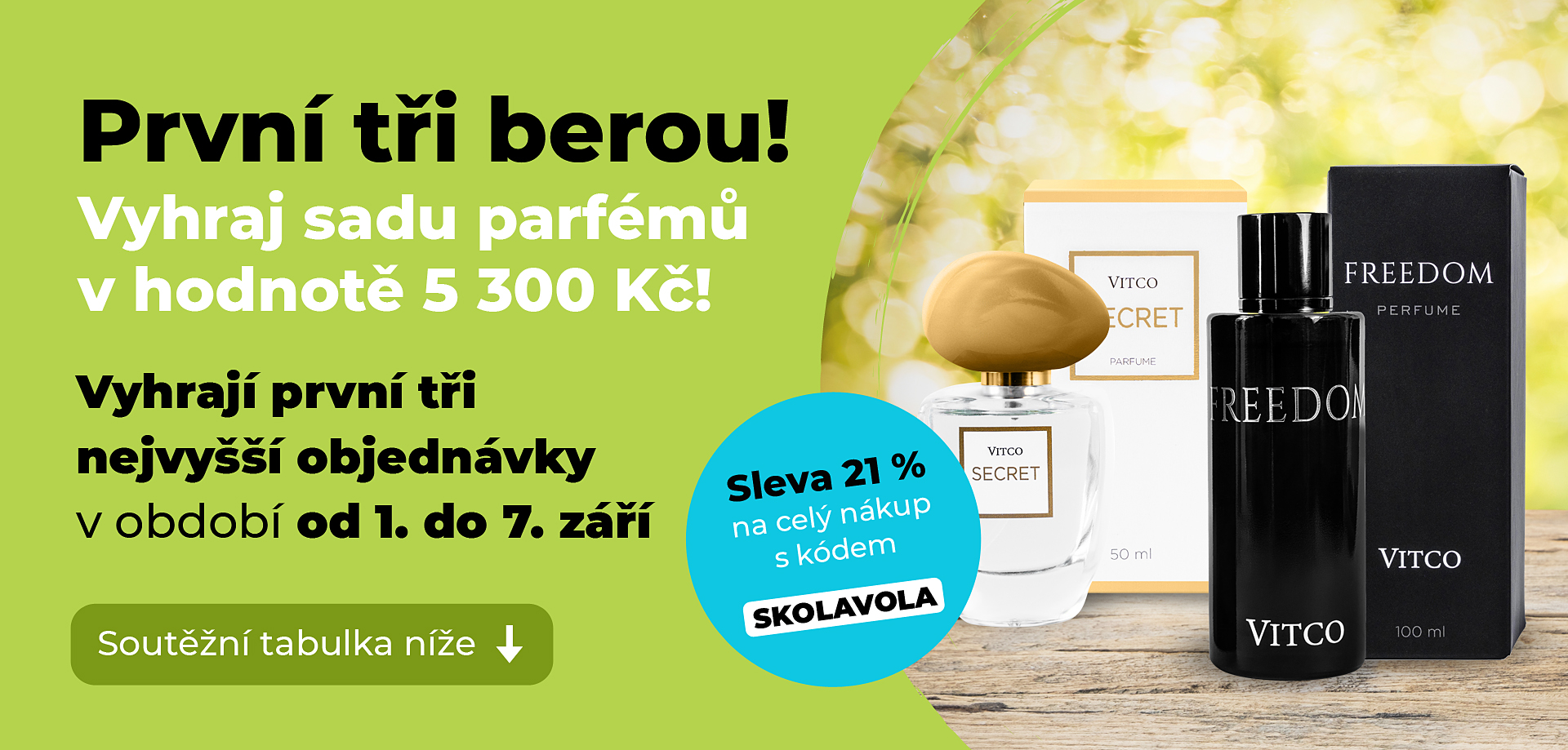 Soutěž 3 nejvyšší objednávky