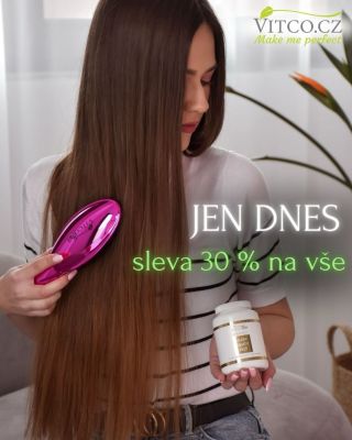 Nezapomeňte, že sleva 30 % na vše platí jen do dnešní půlnoci. 🌙 Chcete krásné a dlouhé vlasy? Nečekejte a objednejte si...