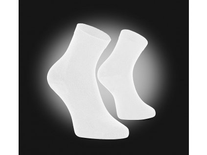 BAMBOO MEDICAL Speciální antibakteriální ponožky bílé