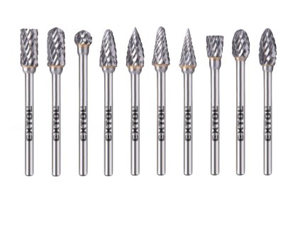 frezy karbidove sada 10ks %e2%8c%806x13mm %e2%8c%80stopky 3mm sek stredni double cut img 8703810 fd 99