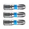 hrot křížový pozidriv, sada 3ks, PZ 3x25mm, S2