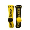 BENNONKY Black/Yellow Socks