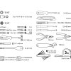 vrtací šroubovák aku, BRUSHLESS, 12V Li-ion s nářadím, sada 46ks