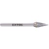 freza karbidova konicka jehlan %e2%8c%806x13mm %e2%8c%80stopky 3mm sek stredni double cut img 8703893 fd 99