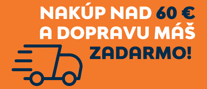 Doprava zadarmo nad 60 e