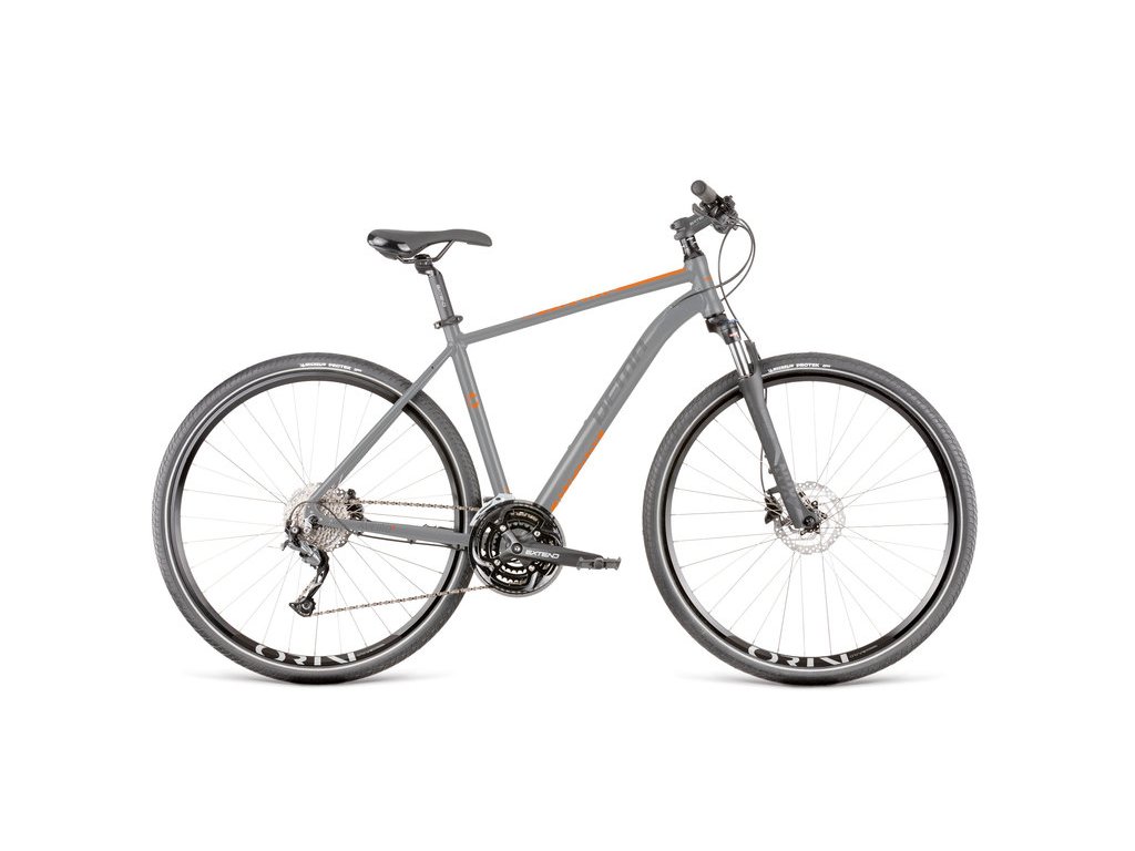 Bicykel Dema AVEIRO 5 grey-orange XL/22'