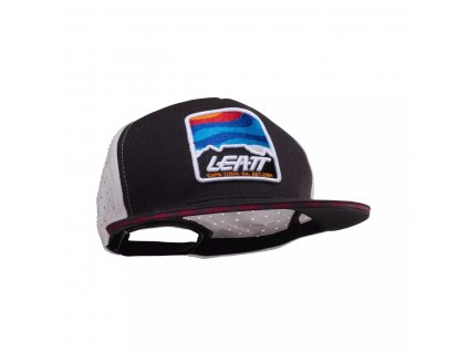 Leatt šiltovka Cap Tech, unisex, white/black