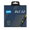 Reťaz KMC DLC 12 Black/Yellow, 12 Speed