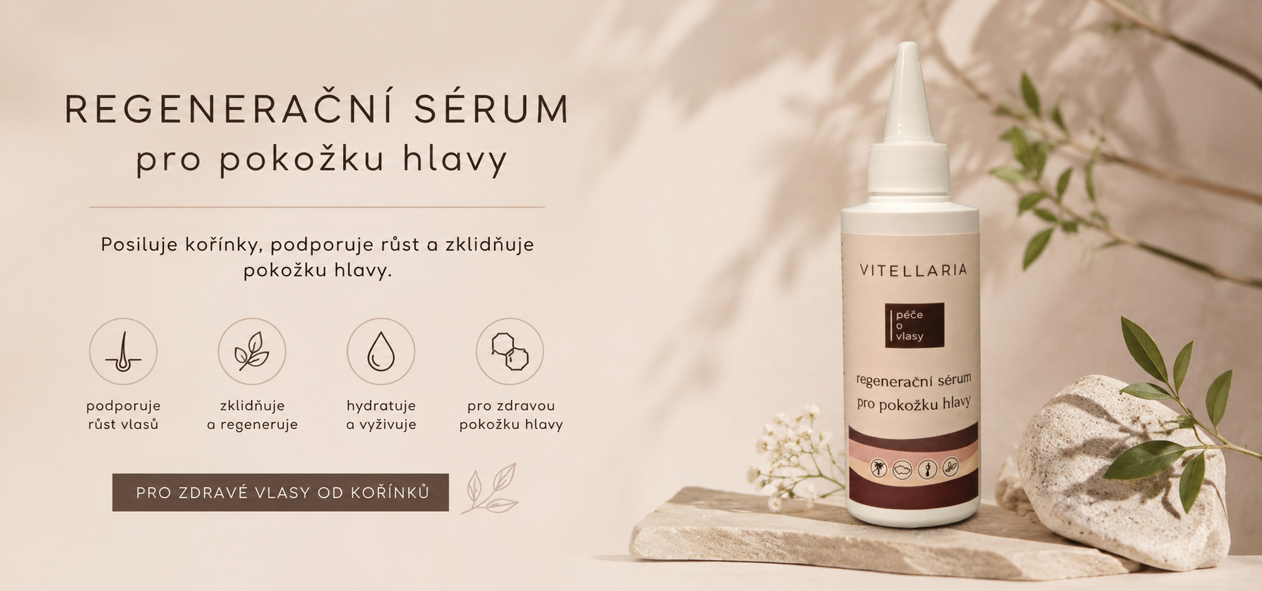 Regenerační sérum pro pokožku hlavy