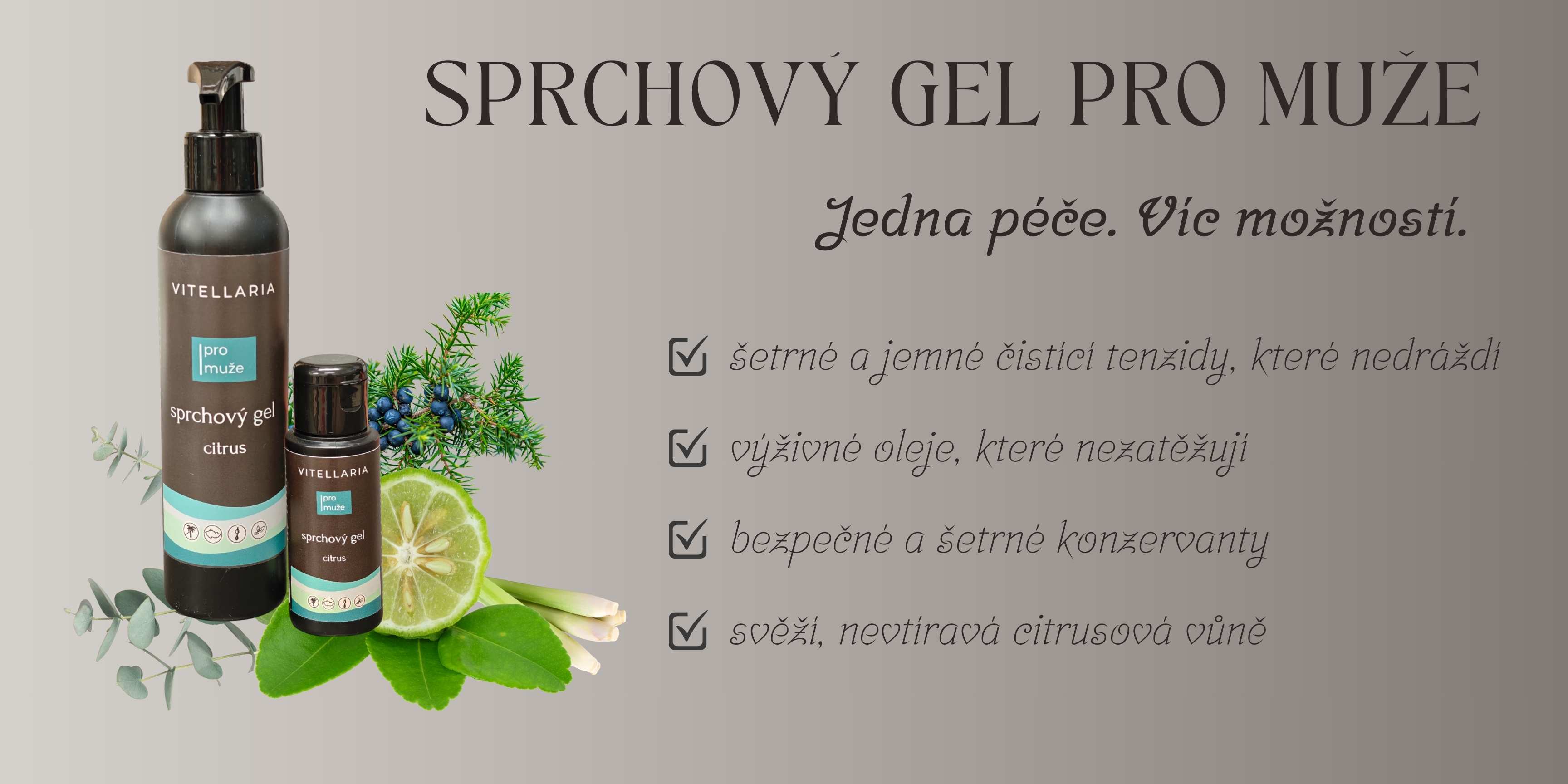 Sprchový gel pro muže