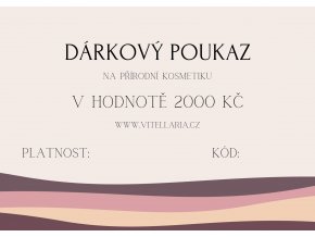 DÁRKOVÝ POUKAZ 2000