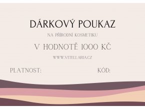 DÁRKOVÝ POUKAZ 1000