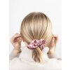 Saténová scrunchie gumička - Starorůžová