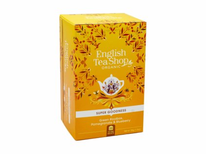 1026 bio caj rooibos granatove jablko a boruvka 20 sacku english tea shop