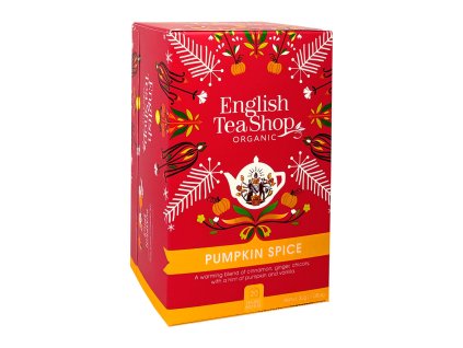 BIO čaj Kořeněná dýně, 20 sáčků, English Tea Shop