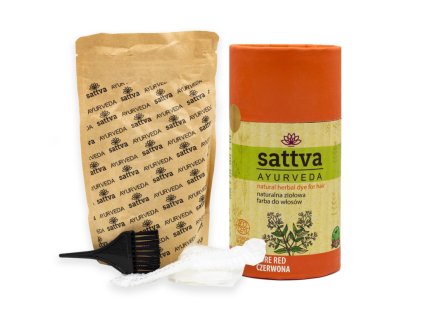 Henna Vlasy - Čistá Červená, 150 g, Sattva