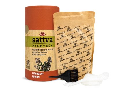 Henna Vlasy - Mahagonová, 150 g, Sattva