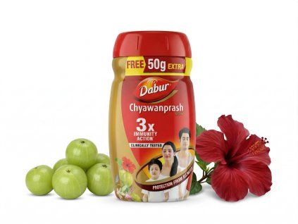 Čavanpraš (Chyawanprash) 3×Immunity, 500 g / 950 g Dabur