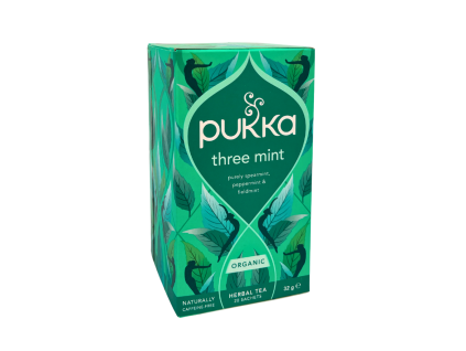 BIO čaj 3x máta, 20 sáčků, Pukka Herbs