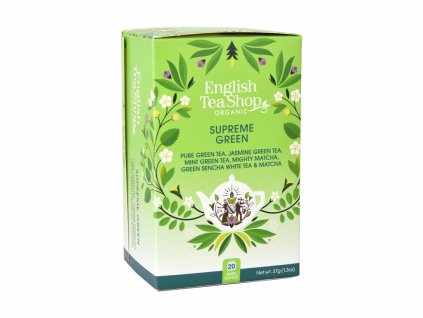 894 bio caj mix vrcholne zeleny 20 sacku english tea shop