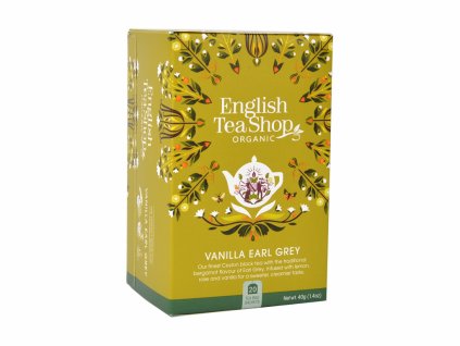 954 bio earl grey s vanilkou 20 sacku english tea shop