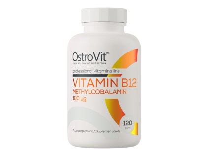 eng pl OstroVit Vitamin B12 Methylcobalamin 100 ug 120 tablets 27114 1