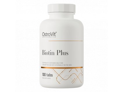 eng pl OstroVit Biotin Plus 100 tabs 25039 1