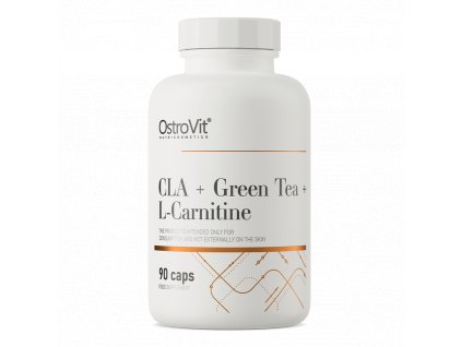eng pl OstroVit CLA Green Tea L carnitine 90 softgel 19134 1