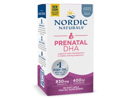 Nordic Naturals - Prenatální DHA, různé příchutě